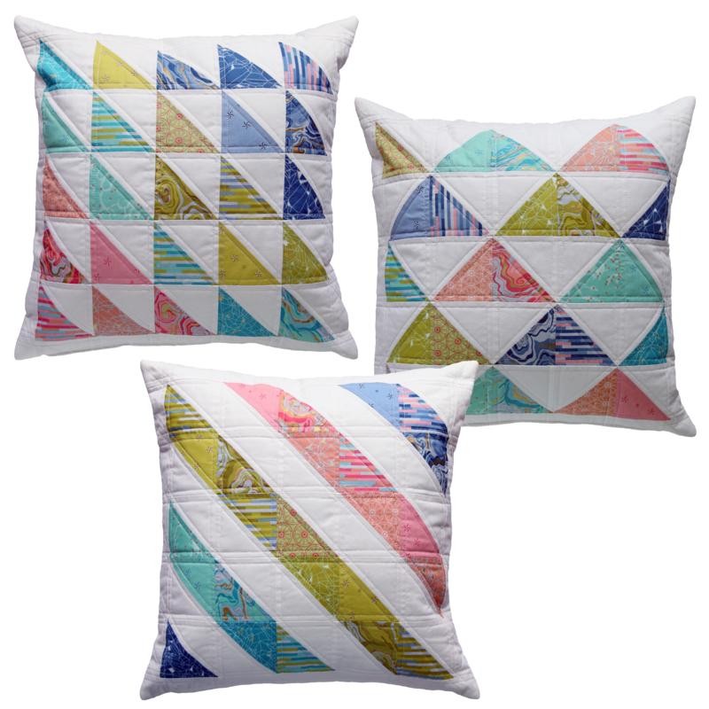 Triple Triangles Cushion Pattern by Emma Jean Jansen