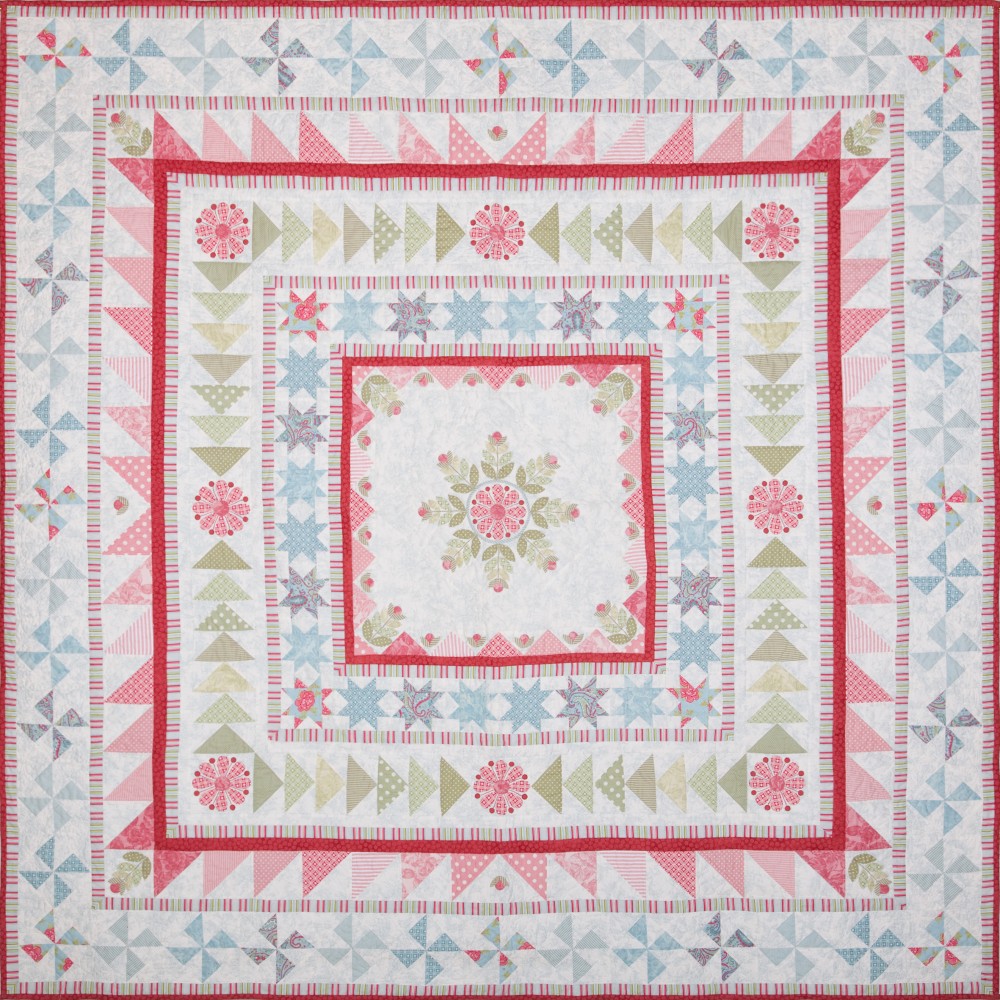 Snowflake Medallion Quilt Pattern by Emma Jean Jansen