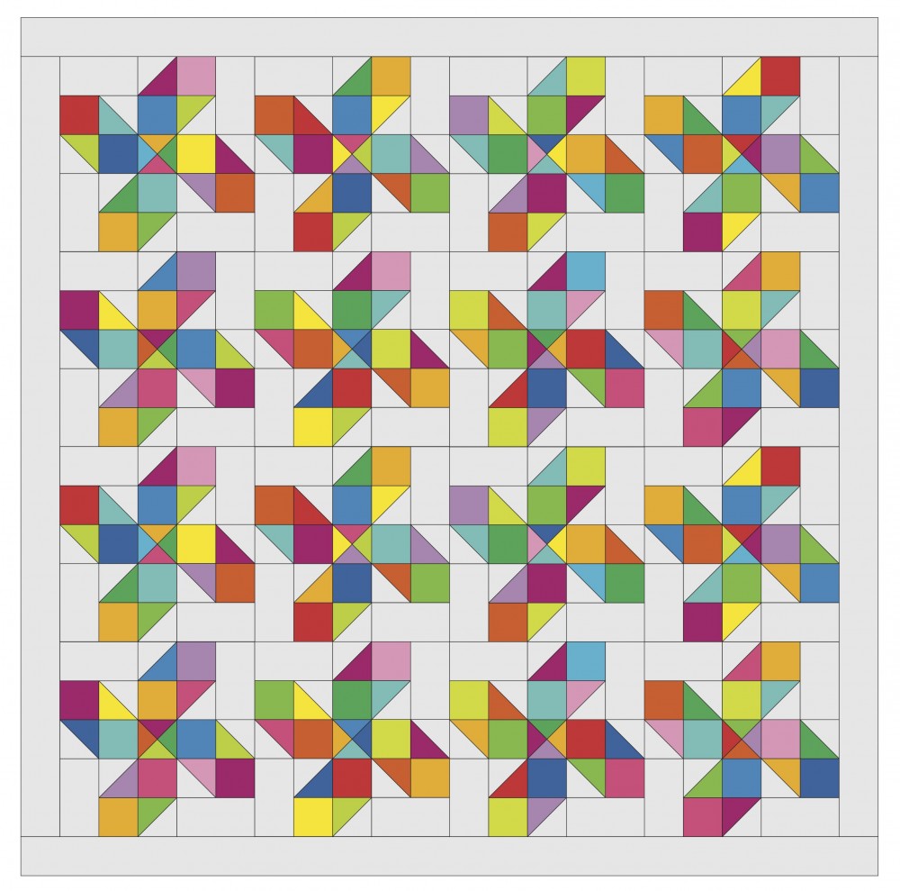 Whirligig Quilt Pattern by Emma Jean Jansen